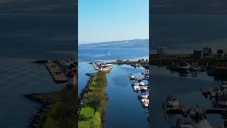 gjøvik drone naturalbeauty norway [upl. by Harilda97]