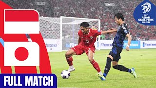 Indonesia vs Japan  Full Match  AFC Asian Qualifiers™ Road to 26 [upl. by Nahtnhoj]