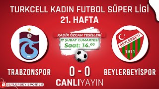 Trabzonspor  Beylerbeyispor I Turkcell Kadın Futbol Süper Ligi I 21 Hafta [upl. by Risley]