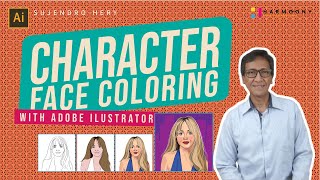 Coloring Character Face [upl. by Casie]