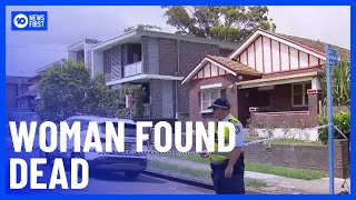 Man Arrested After Woman’s Body Found In Sydney Unit  10 News First [upl. by Issiah165]