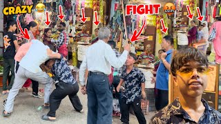 Craziest Fighting Prank Gone Wrong 🤬😲  Big Fight In Public 🤬🤯  Pawanuu Comedian ❤️ [upl. by Leahicm]