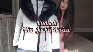 ❄️Rudsak Mia Jacket Review and Unboxing Optic White XS [upl. by Aalst]