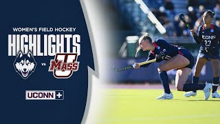 HIGHLIGHTS  UConn Womens Field Hockey vs UMass  NCAA Tournament First Round [upl. by Niabi]