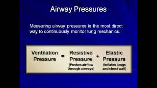 Monitoring Lung Mechanics Mechanical Ventilation  Lecture 3 [upl. by Anaud879]