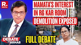 RG Kar Case Why Mamata Banerjee Wanted The Room Destroyed In Kolkata Horror Asks Arnab [upl. by Dryden]