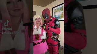 You mess with me you mess with him deadpool deadpoolandwolverine deadpool3 gwenpool cosplay [upl. by Olemrac]