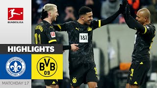 Sancho Comeback Secures Win  Darmstadt  Borussia Dortmund 03  Highlights  MD 17 – Bundesliga [upl. by Yatnoj]