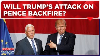 Trump Continues Attack On Former Vice Prez Mike Pence LIVE  Donald Trump  America News  US [upl. by Cobby]