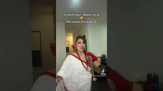 Dancing on Newari song Sirsaya hegu foryou newariculture traditionaldress nepal [upl. by Cerracchio577]