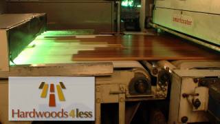 Prefinished Hardwood Flooring  See how it works [upl. by Wilkie136]