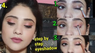 How  apply step by step eyeshadow  Beginners guide  shystyles [upl. by Limann37]