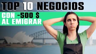 ✅ 10 Negocios para EMIGRANTES Con 500 DOLARES [upl. by Lauder262]