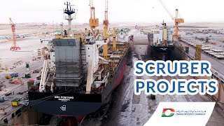 Scrubber Projects in Oman Drydock Company ODC [upl. by Annahpos]