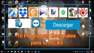 Descargar Programas Esenciales Gratuitos para tu PC 3 Win 7 8  10 [upl. by Dickerson]