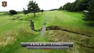 Lundin Golf Club  Hole 9  FlyOver [upl. by Georg]