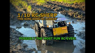 110 SCALE AMPHIBIOUS RC SHERP CRAWLER BY KING KONG RC [upl. by Bradford]