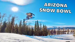 Arizona Snowbowl Terrain Parks Are NEXT LEVEL [upl. by Ahseiym]