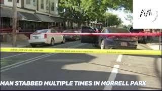 MAN STABBED MULTIPLE TIMES IN MORRELL PARK [upl. by Elyag138]