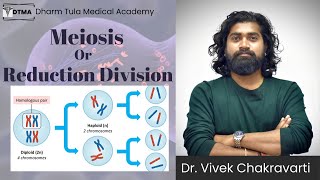 Meiosis Division In Hindi  Reduction Division  Cell Division  Full Lecture  Dr Vivek  meiosis [upl. by Ahsikin]