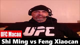 UFC Macau Shi Ming KOs Feng Xiaocan LIVE REACTION [upl. by Giltzow792]