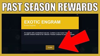 Claim Previous Season Pass Rewards Destiny 2  How To Find Old Rewards From Past Seasons [upl. by Emmet]