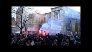 quotRote Flora Demo eskaliert Schwere Krawalle in Hamburg [upl. by Cost]