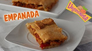 😎 EMPANADA rellena de SOJA GUISADA 🤩  Empanada Casera Vegana  Recetas Veganas  Veganamente [upl. by Trace969]