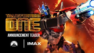 TRANSFORMERS ONE 2024 Animated Paramount Movie  Official Teaser amp Title Reveal [upl. by Remot]