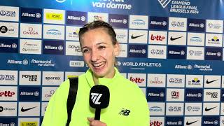 Femke Bol Wins Womens 400m Hurdles Title At Diamond League Brussels 2024 [upl. by Fielding]