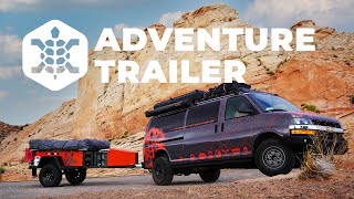 Turtleback Trailers Adventure Trailer WalkAround [upl. by Enilhtak]