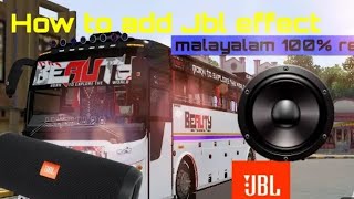 BUS SIMULATOR INDONESIA JBL EFFECT 🔊🔊🔊🔉 [upl. by Neellek]