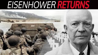 EISENHOWER  His Emotional Return To The DDay Beaches  WW2 Normandy [upl. by Gordie]