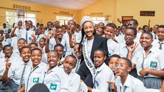 Miss Muheto launches her savings project at former school [upl. by Hanus]