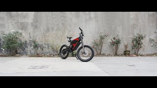 RisunMotor 72V 5000W FC1 Stealth Bomber Most Powerful Off Road Ebike 72V 48AH Battery [upl. by Goddord]