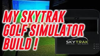 My Home Skytrak Golf Simulator Build Walk Through [upl. by Jimmy]