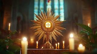 Gregorian Chants for Eucharistic Adoration  Catholic Music for Prayer [upl. by Wilde]