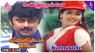 Solvathellam Unmai Movie Songs  Kannukulle Video Song  Vijayakanth  Rekha  Thayanban [upl. by Pirbhai]