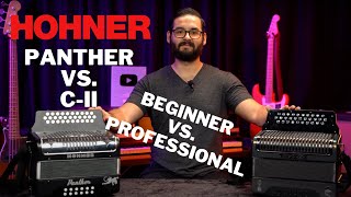 Hohner Panther vs Corona CII  Beginner vs Professional Accordion Comparison [upl. by Loftus]