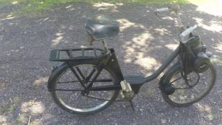 1962 Velo Solex Velosolex 2200 walkabout and running on a nice sleepy day [upl. by Kannav]