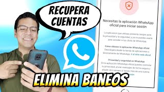 NUEVO WHATSAPP PLUS Ultima Versión ✅ ELIMINA Baneo Necesitas Instalar la versión Oficial 😱 [upl. by Rehportsirhc]