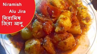 Niramish Jira Alu Bengali Recipe  নিরামিষ জিরা আলু বাংলা রান্না [upl. by Grosmark]