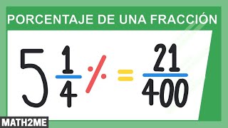 Porcentaje de una fracción  Kukis [upl. by Assirim]