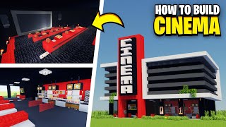 How To Build A CINEMA In Minecraft [upl. by Remle19]