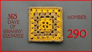 365 Days of Granny Squares Number 290 [upl. by Eiramasil]