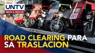 Clearing operations ng MMDA para sa Traslacion 2024 sinimulan na [upl. by Strader]