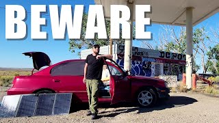 Homeless People Are Living In Their Car  Interstate 80 Wyoming [upl. by Nnybor]