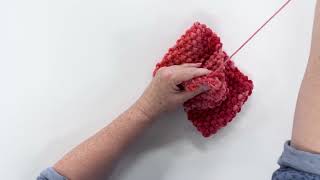 Seaming A Flat Knit Headband [upl. by Ailekahs]