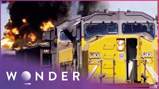 Horrifying Runaway Train San Bernardino Train Disaster SP 7551 East  Mayday  Wonder [upl. by Ellison675]