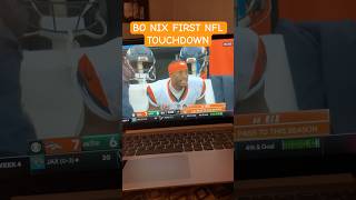 BO NIX FIRST NFL TOUCHDOWN PASS [upl. by Anivad106]